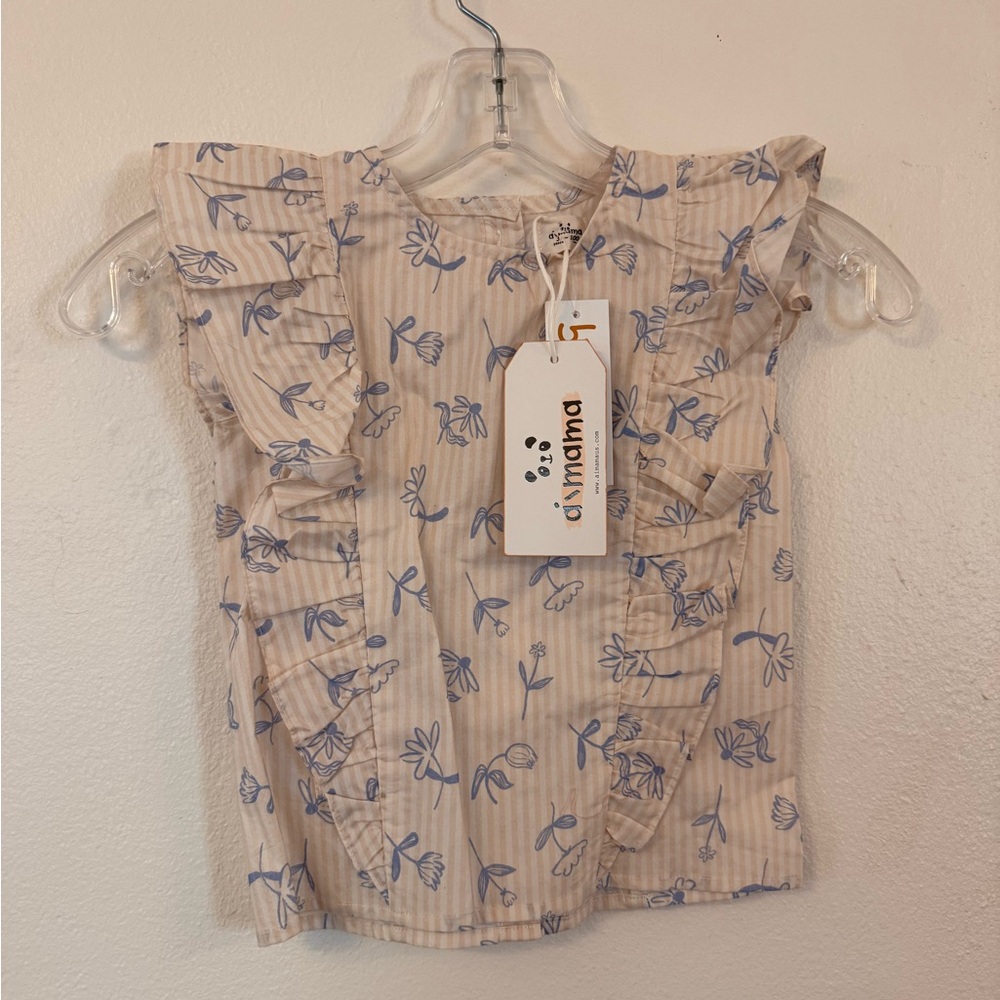 Aurora Flower Print Girls Top